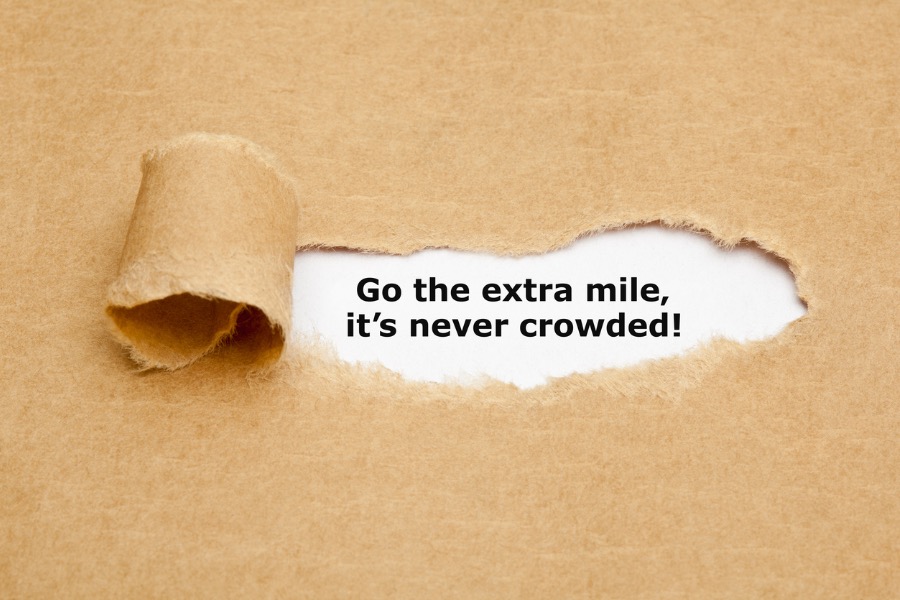 Go the extra mile - purpose-driven work